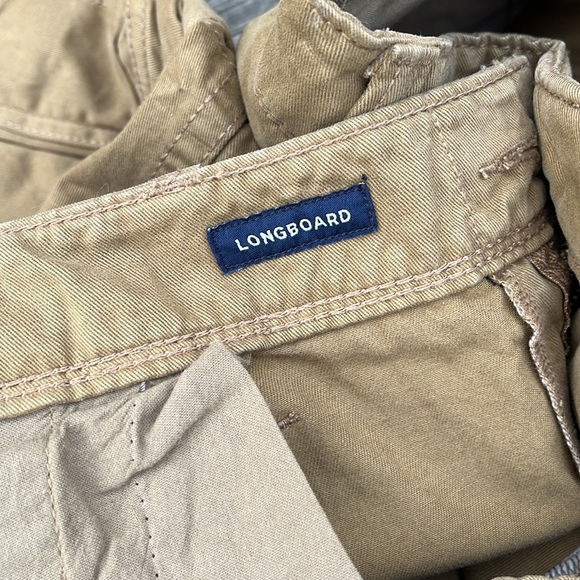 NWT American Eagle Longboard Cotton Khaki Cargo Shorts Size 42 - Picture 9 of 9